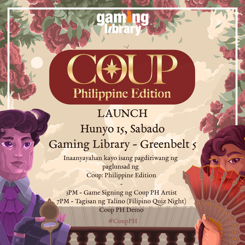 Coup: Philippine Edition Launch - Gaming Library