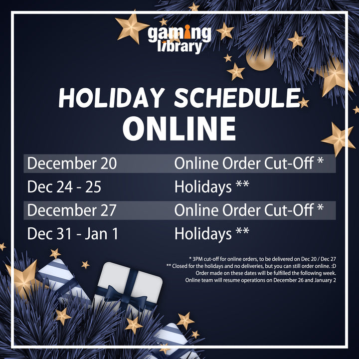 Holiday Schedule 2024 - Gaming Library