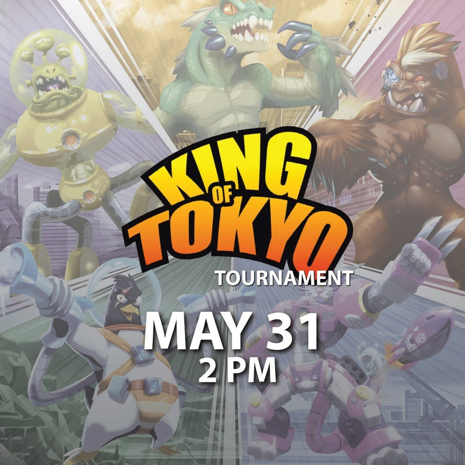 King of Tokyo Tournament Rules - ALL ABOARD EXPO 2025 - Gaming Library