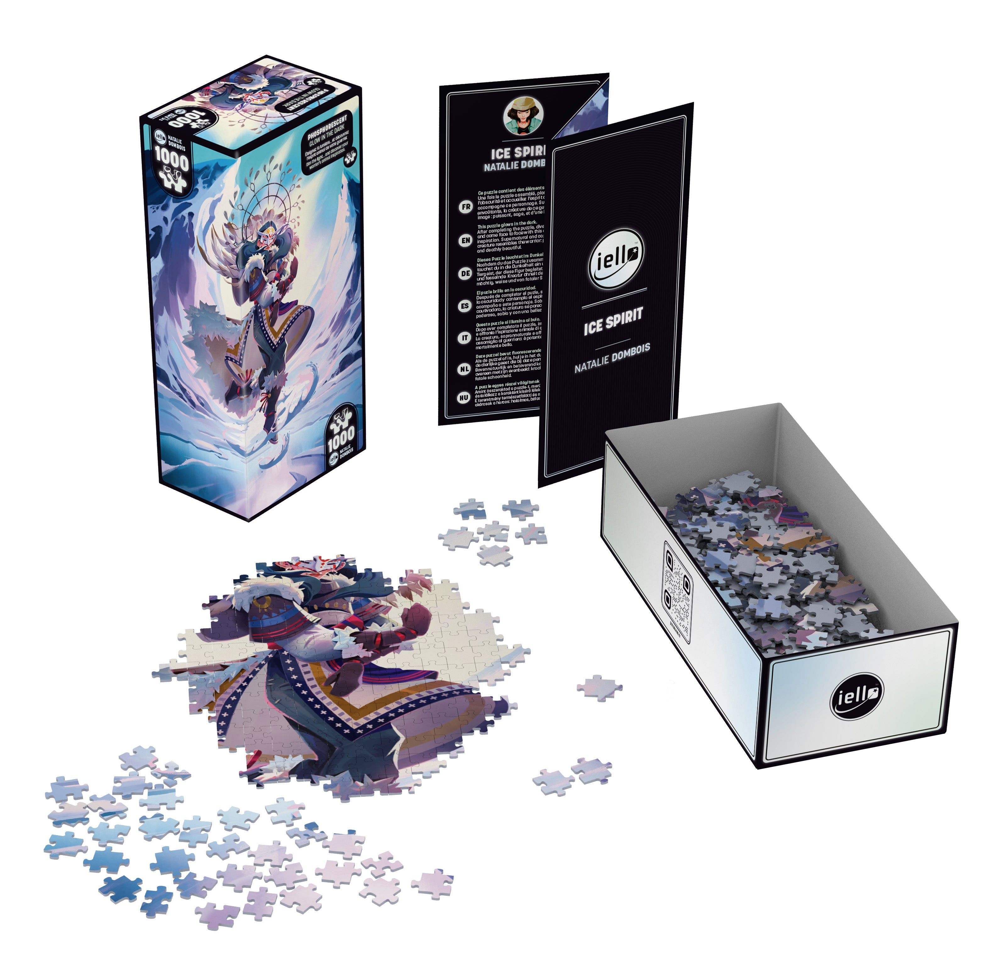 1000 Piece Puzzle - Phospo: Ice Spirit - Gaming Library