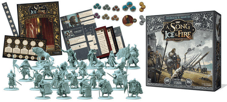 A Song of Ice & Fire: Tabletop Miniatures Game – Stark Starter Set - Gaming Library