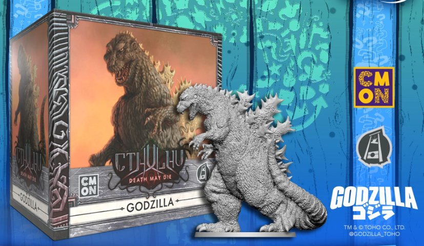 Cthulhu Death May Die - Godzilla Promo - Gaming Library