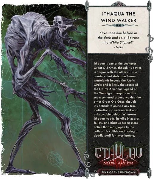 Cthulhu: Death May Die - Ithaqua the Wind - Walker - Gaming Library