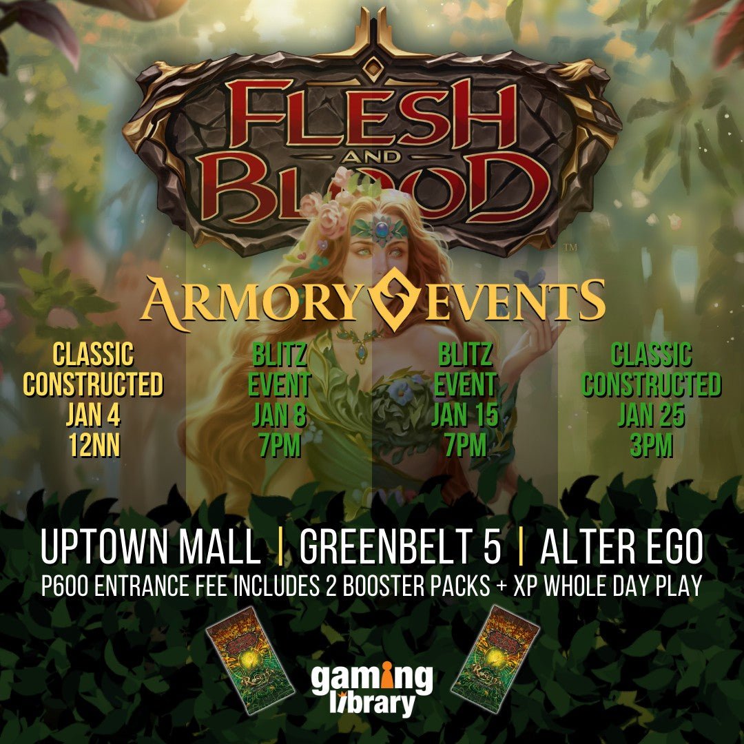 Flesh & Blood Armory Events - Gaming Library