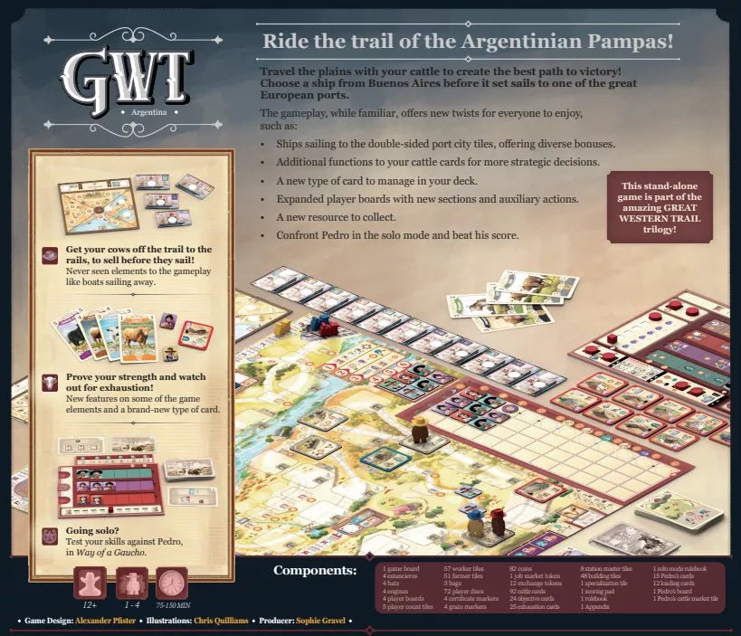 Great Western Trail Argentina - Gaming Library