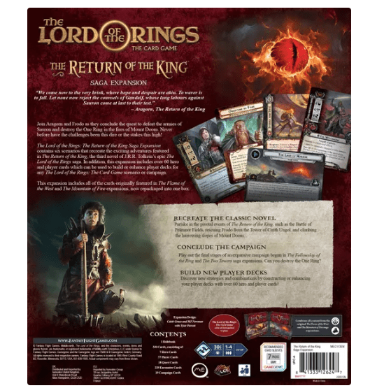 LOTR LCG: Return Of The King Saga Expansion - Gaming Library