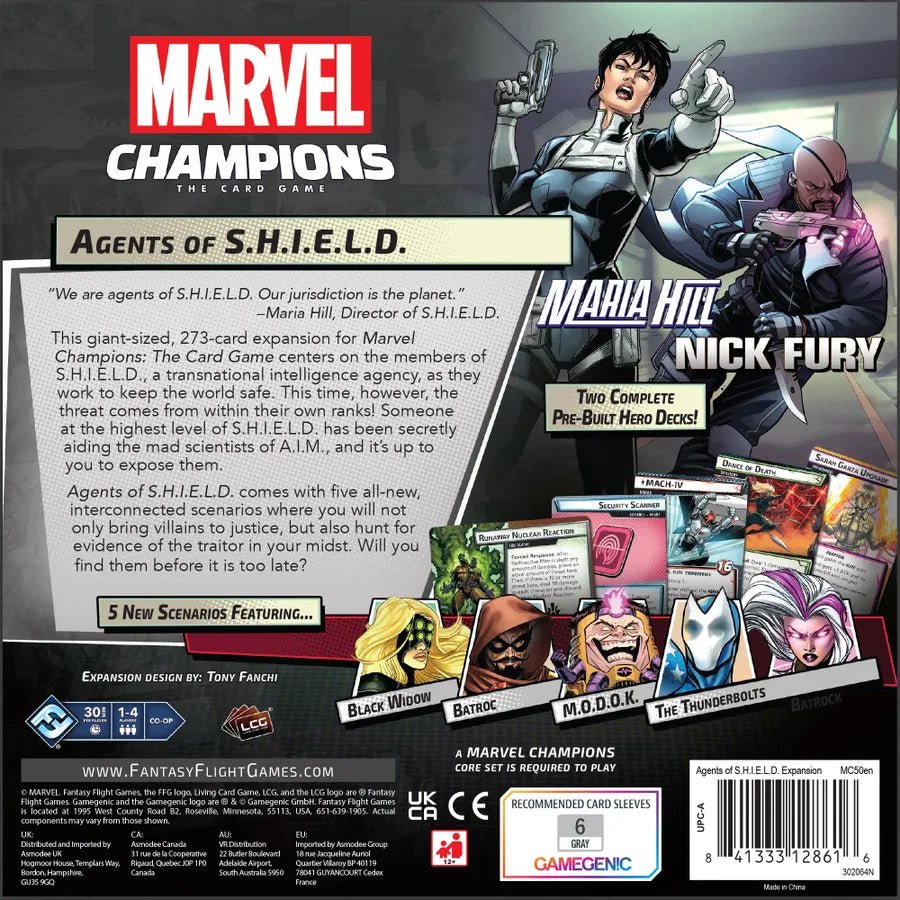 Marvel Champions: The Card Game – Agents of S.H.I.E.L.D. - Gaming Library