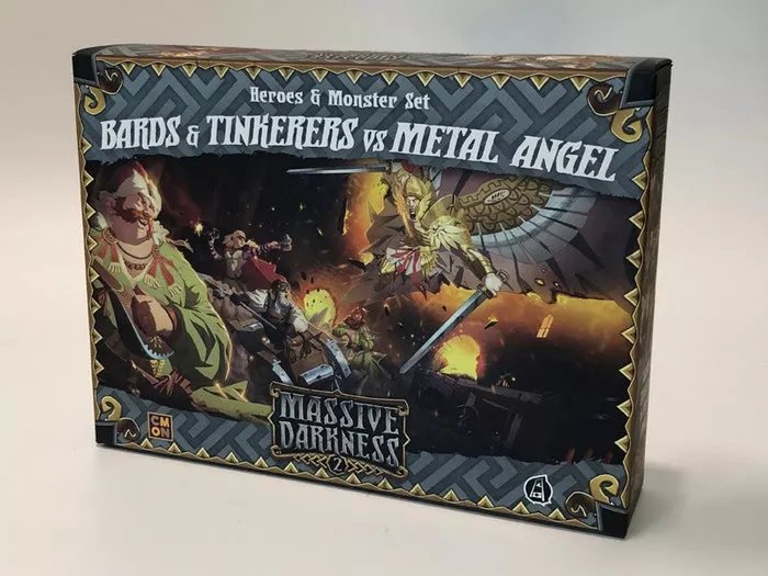 Massive Darkness 2: Heroes & Monster Set – Bards & Tinkerers vs Metal Angel - Gaming Library