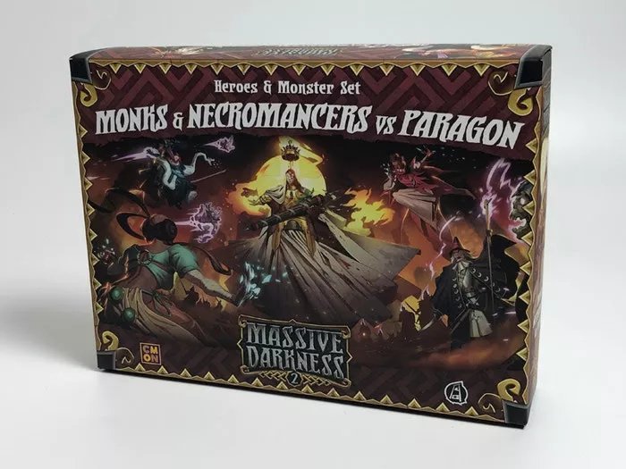 Massive Darkness 2: Heroes & Monster Set – Monks & Necromancers vs The Paragon - Gaming Library