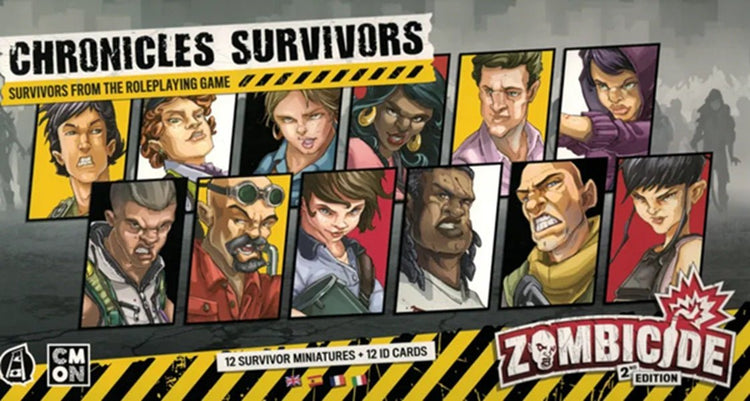 Zombicide 2nd Edition: Chronicles Survivor Set - Gaming Library