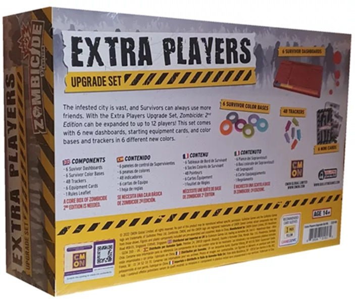 Zombicide 2nd Edition: Extra Players Upgrade Set - Gaming Library