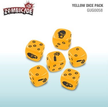 Zombicide: Yellow Dice Pack - Gaming Library